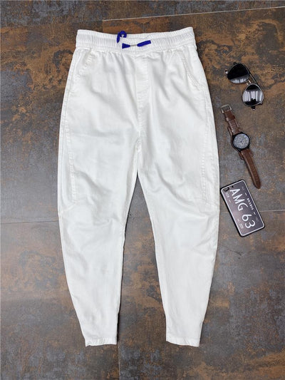 Pantalones Harem Tobilleros Ajustados de Cintura Elástica - Image 33