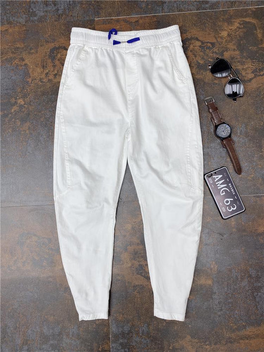 Pantalones Harem Tobilleros Ajustados de Cintura Elástica - Image 33