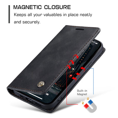 Funda Magnética de Cuero para Teléfono con Cartera Integrada - Image 20