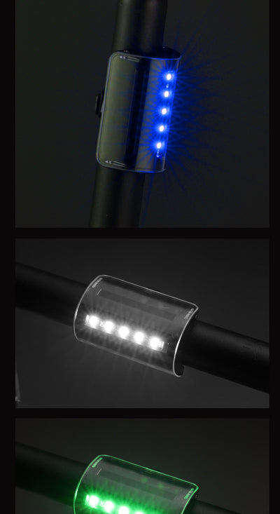 Luz de Advertencia Inteligente para Bicicleta con Sensor Táctil - Image 10