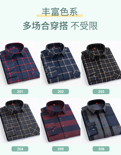 Camisa Casual de Cuadros para Hombre con Cuello Cuadrado - Image 29