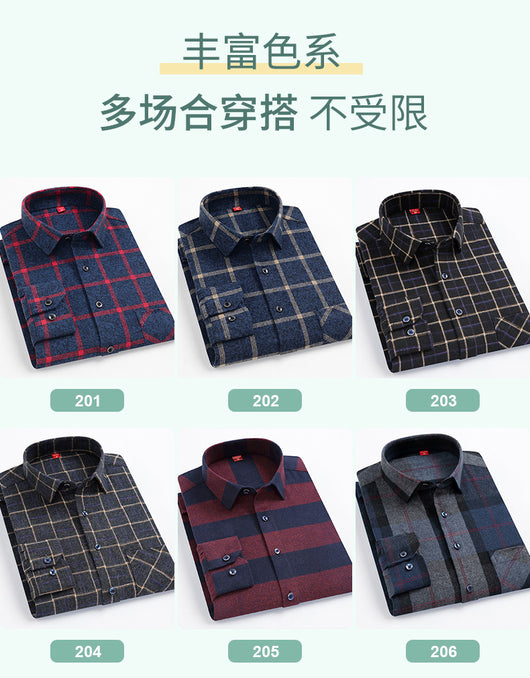 Camisa Casual de Cuadros para Hombre con Cuello Cuadrado - Image 29