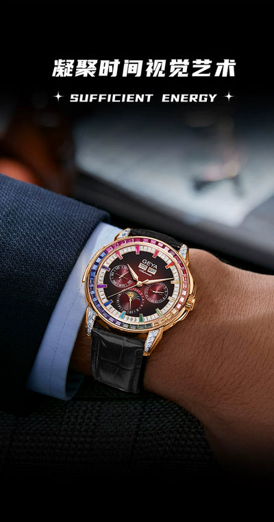 Reloj Automático Multifuncional Rainbow Circle Resistente al Agua para Hombre - Image 18