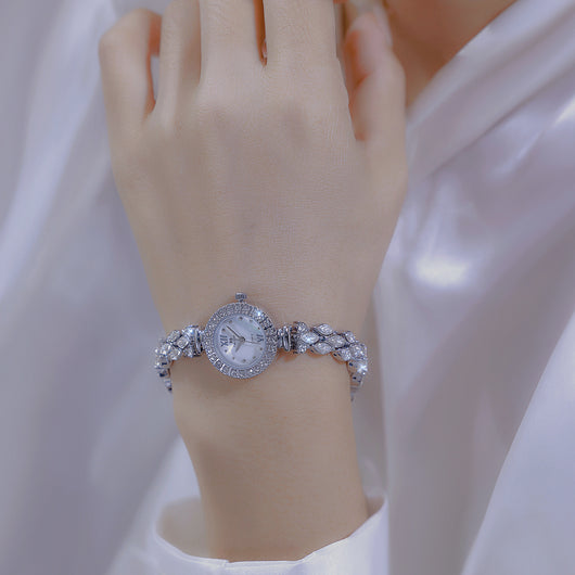 Reloj Sirena Lujo Ligero con Cristal Zircón Ojo de Caballo Estrellado - Image 11