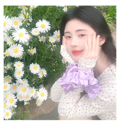 Aro Plisado Oversized Estilo Ballet Coreano para el Cabello - Image 12