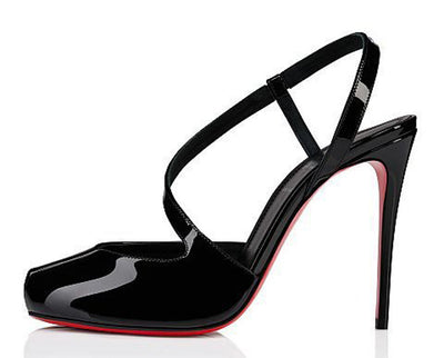 Tacón Stiletto Sexy con Tira Cruzada y Punta Descubierta - Image 19