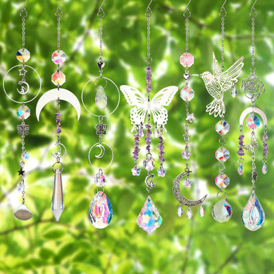 Kit de Decoración Navideña de Cristal Artesanal para Ventanas y Jardín - Image 15