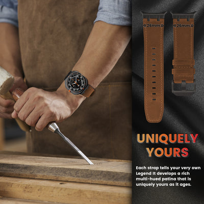Correa de Reloj Cuero Crazy Horse Premium con Cabezal Acero Inoxidable - Image 39