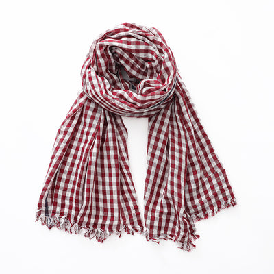 Bufanda Cuadros Algodón Ligera Unisex - Image 14