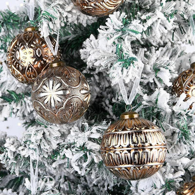 Set de 12 Esferas Navideñas Retro 8CM - Decoraciones Clásicas - Image 21