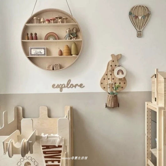 Globo Aerostático de Ratán con Arcoíris, Estrellas y Luna para Decoración Infantil - Image 16