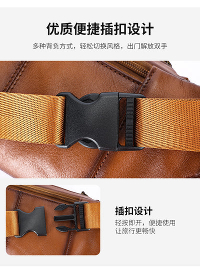 Bolsa Pectoral de Cuero para Hombre - Estilo y Funcionalidad - Image 11