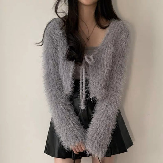 Cardigan Corto Tejido para Mujer - Image 18