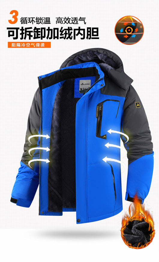 Chaqueta de Montaña Térmica Impermeable con Forro Polar - Image 20