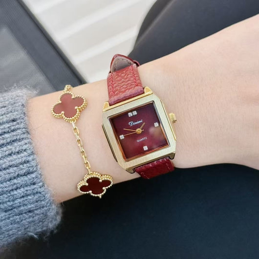 Reloj Elegante Alloy Ankela Rojo para Mujer - Image 38