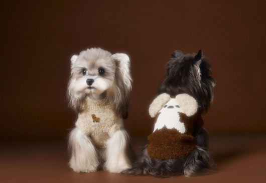 Chaleco Tejido para Perros Schnauzer y Bichón - Diseño 3D con Orejas - Image 12