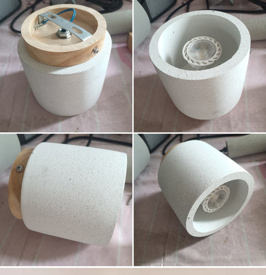 Lámpara de Techo Estilo Japonés con Estructura de Cemento y Diseño Silencioso - Image 17