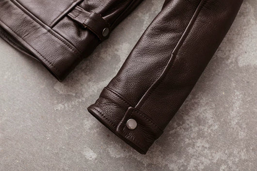 Saco de Vestir Marrón Oscuro para Hombre Talla Grande con Solapa Clásica - Image 22