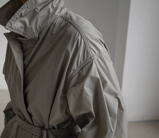 Abrigo Largo Tipo Gabardina para Mujer Talla Grande - Primavera y Otoño - Image 34