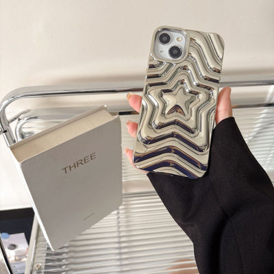 Funda Protectora con Diseño de Estrella 3D en Plata Electrochapada - Image 23