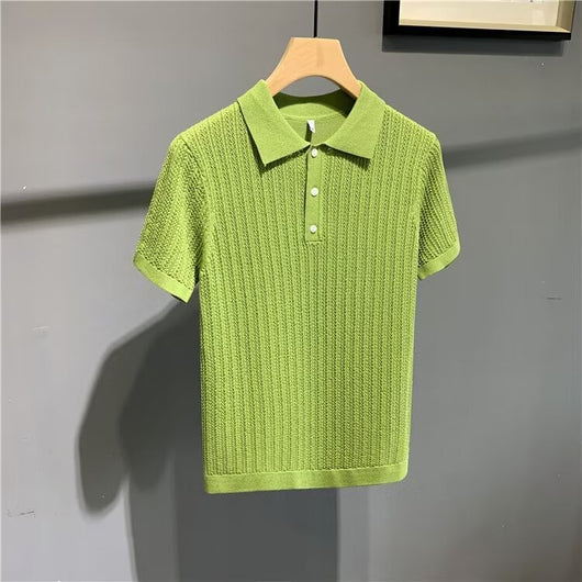 Camiseta Tipo Polo Cuello Solapa - Hombre Verano Versátil - Image 11