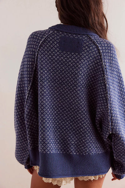 Suéter Tejido Jacquard Cuello Redondo para Otoño e Invierno - Image 20