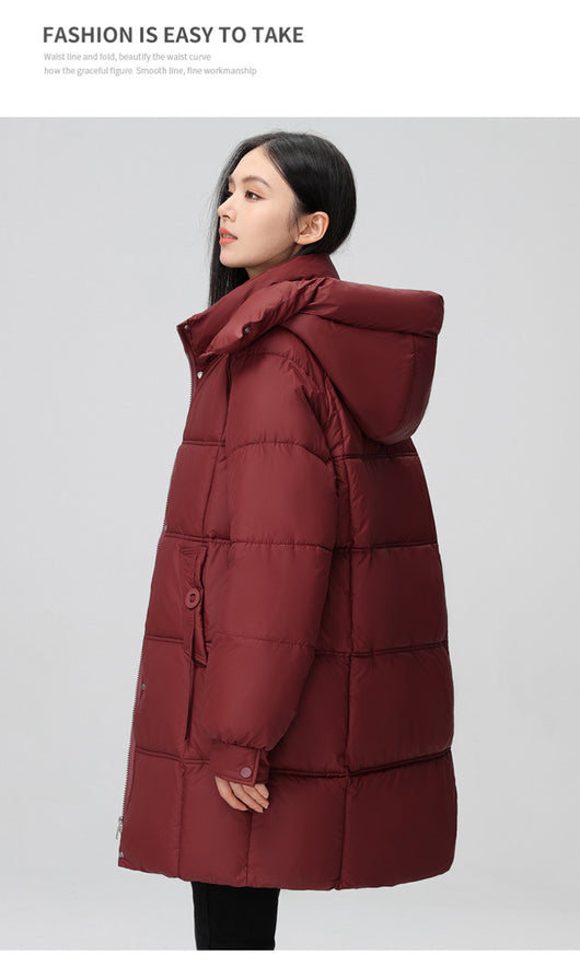 Abrigo Acolchado de Algodón Talla Grande para Mujer - Image 31