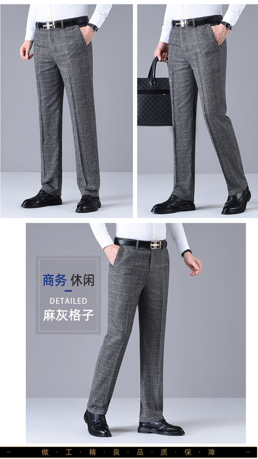 Pantalones Casuales de Cintura Alta Rectos y Holgados para Hombre - Image 14