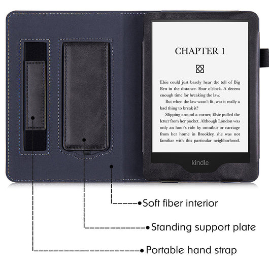 Funda de Cuero con Soporte de Muñeca para Kindle Paperwhite 11 - Image 65
