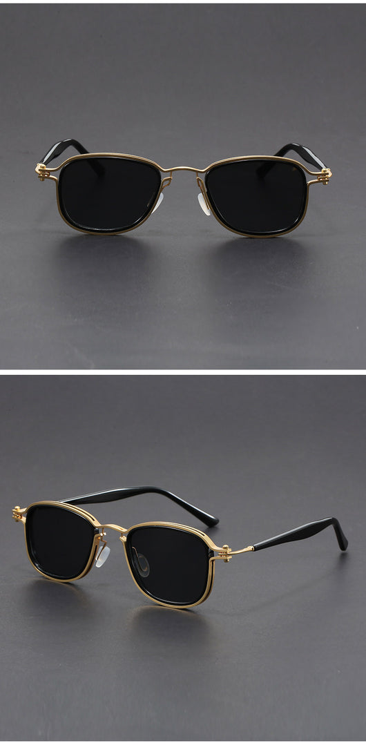 Gafas de Sol Retro Marco Cuadrado Metal - Image 24