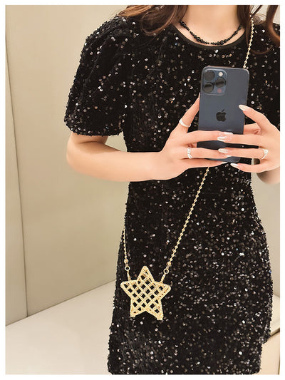 Bolsa Crossbody Estrella de Zinc con Diseño Brillante Minimalista - Image 46