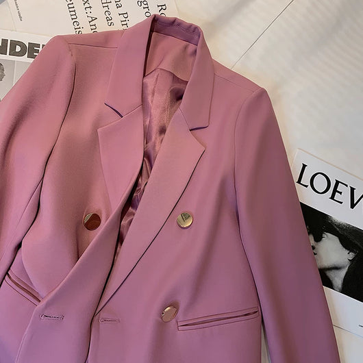 Blazer Casual Estilo Británico para Mujer - Image 67