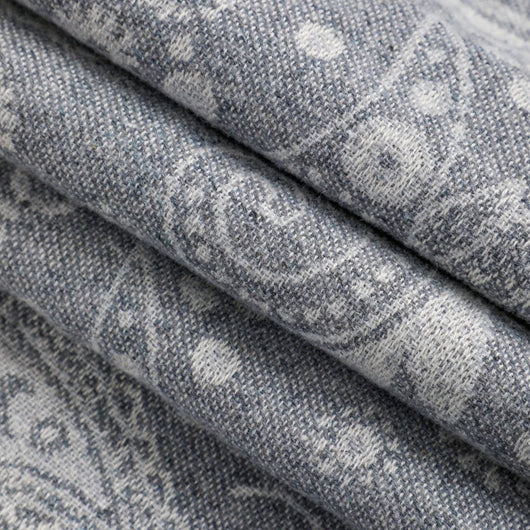 Chal Cruzado de Lana Jacquard con Estampado Paisley - Image 30