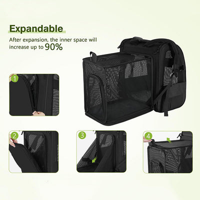 Mochila Transportadora para Gatos con Bolsa Extensible - Image 40