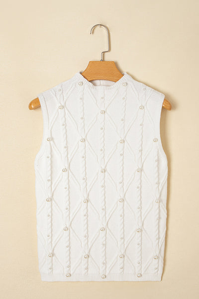 Blusa Básica Sin Mangas Cuello Redondo en Colores Sólidos - Image 9