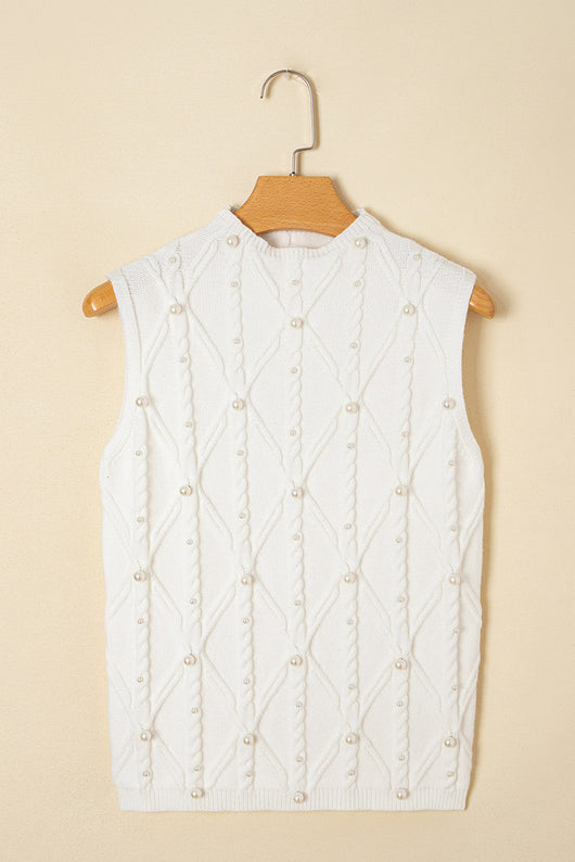 Blusa Básica Sin Mangas Cuello Redondo en Colores Sólidos - Image 9