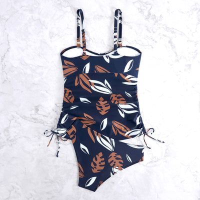 Traje de Baño Dos Piezas con Falda Estampada para Mujer - Image 16