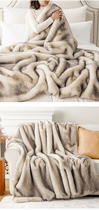 Manta Térmica de Peluche Engrosada para Otoño e Invierno - Image 20
