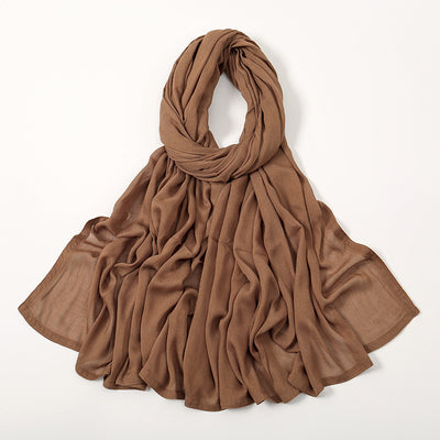 Pañuelo Modal Rayon Malayo Indonesio Colores Sólidos Transpirable - Image 65