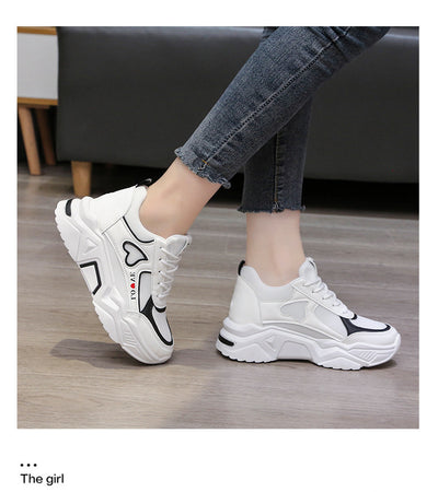Zapatillas Deportivas Blancas Plataforma Elevadora para Mujer - Image 22