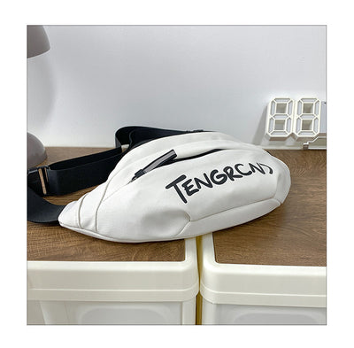 Bolsa Pecho Hombre Estilo Japonés Crossbody Deportiva con Compartimentos Cargo - Image 27