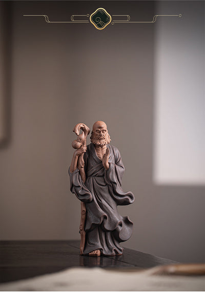 Ornamento Zen Ancestral: Bodhidharma Cruzando el Río - Image 12