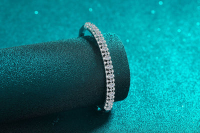 Pulsera de Moissanita Incrustada Efecto Estrellado para Mujer - Image 13