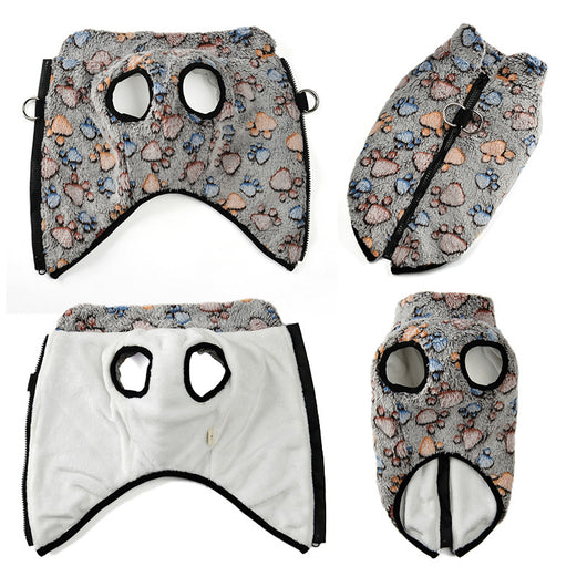 Chaqueta Térmica de Franela para Mascotas - Abrigo Cálido Otoño e Invierno - Image 12