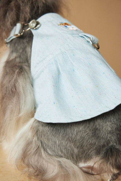 Falda Overol de Mezclilla Lavada para Perros - Image 36