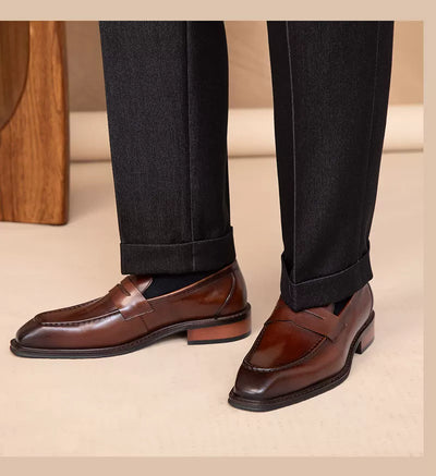 Zapatos Casuales de Cuero Genuino para Hombre - Outdoor - Image 43