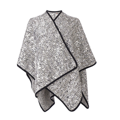 Chal de Lentejuelas Plateadas para Mujer - Elegancia Brillante - Image 17