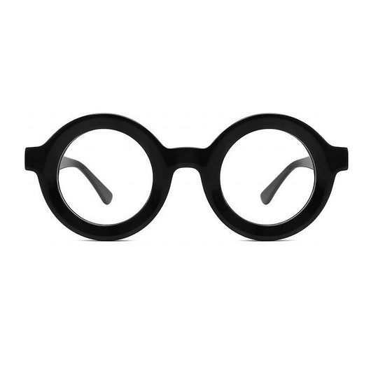 Gafas Redondas Personalizadas Estilo Retro - Marcos Gruesos Europeos y Americanos - Image 13
