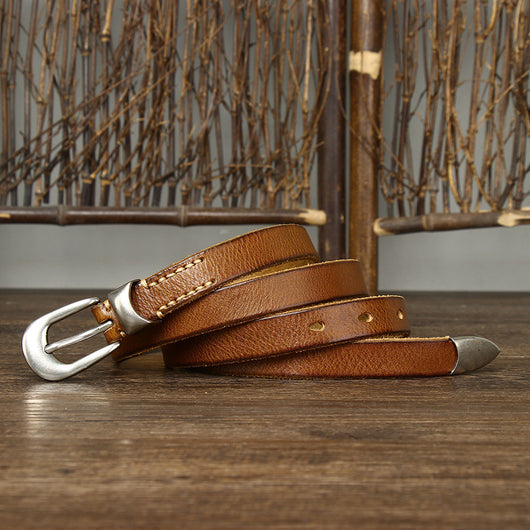 Cinturón de Cuero Retro Versátil 18cm - Estilo Clásico Personalizado - Image 21