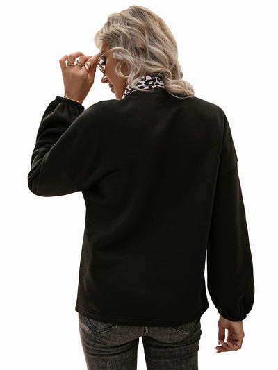 Sudadera Oversize con Estampado de Leopardo y Parches Casuales - Image 16